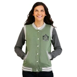 Harry Potter Slytherin Varsity Jacket Women's Medium